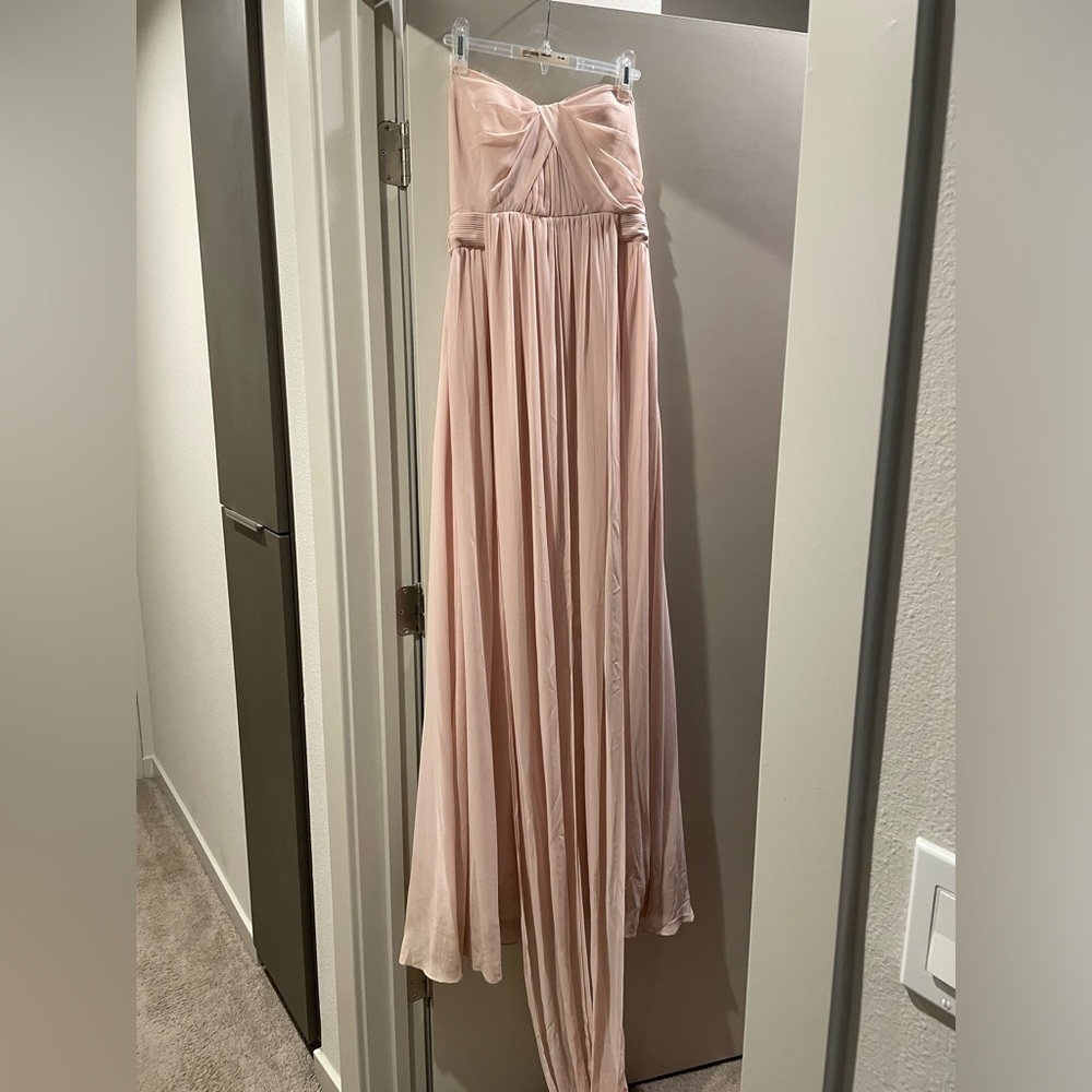 Birdie Grey Grace Convertible Dress in Pale Blush, no slit